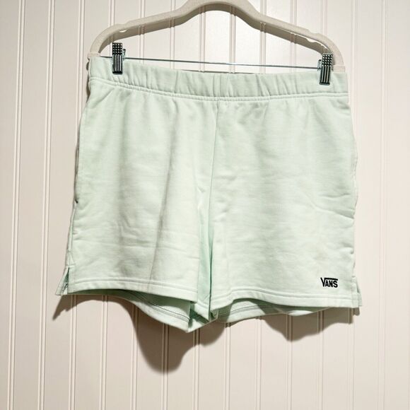 Vans Mint Green Sweat Shorts Size XL - Picture 1 of 6